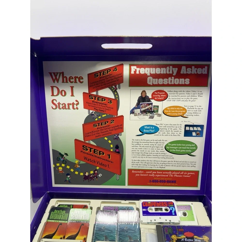 Vintage 1994 The Phonics Game - A Better Way Of Learning Educational Complete…..